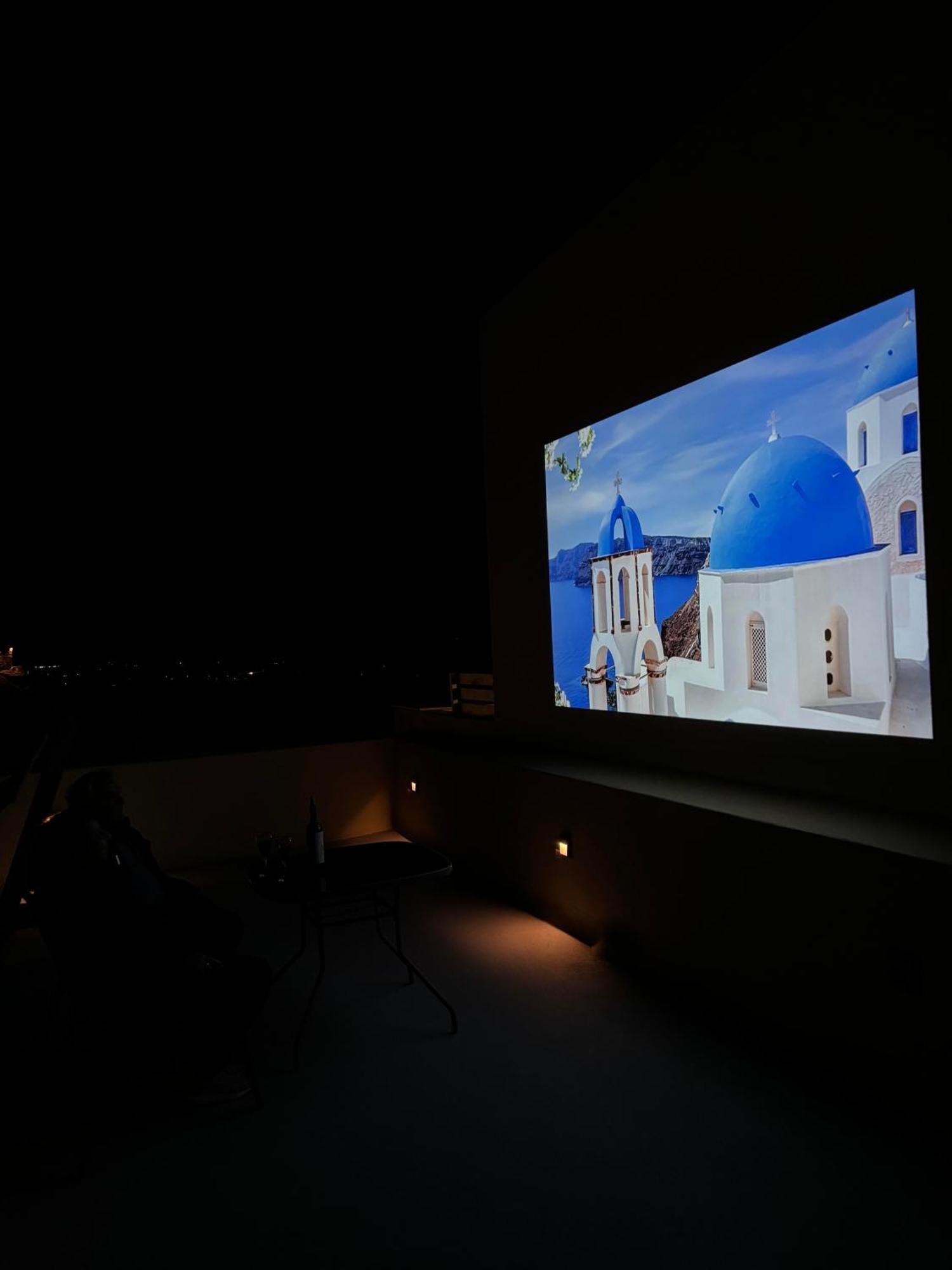 Love Nest With Hot Tub, Hammam & Outdoor Cinema Akrotiri  Exterior photo